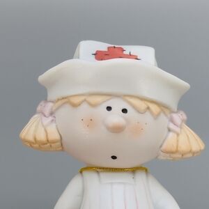 Vintage Bumpkins Nurse Punkin Figurine 1984 Fabrizio 310.08 George Good
